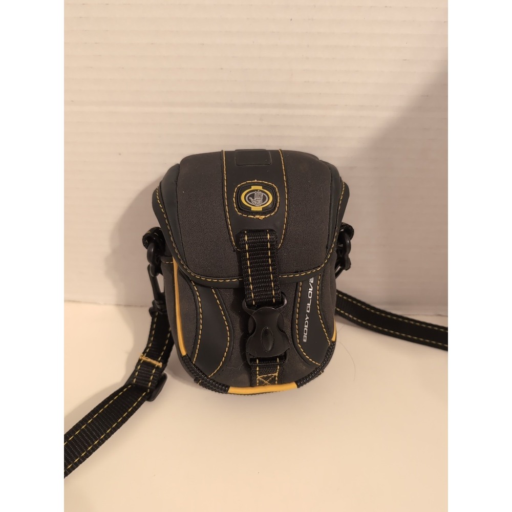 Body Glove Camera / Cell Phone  Bag Case Small Water‎ Resistant Yellow Black #AC